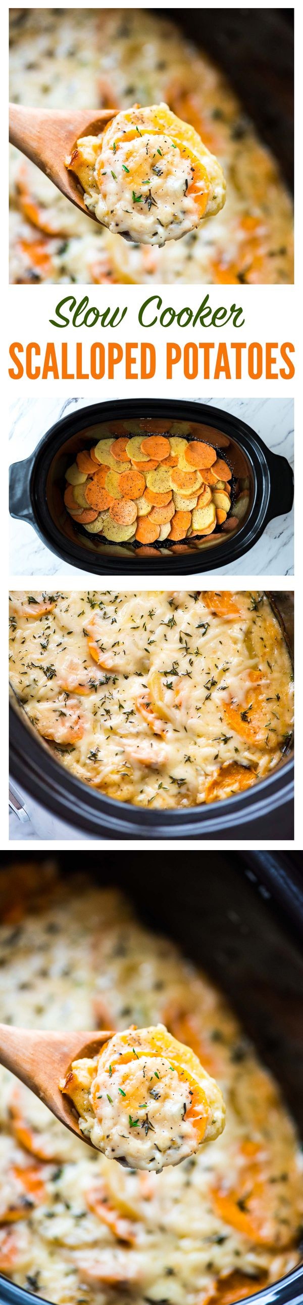 Slow Cooker Scalloped Potatoes