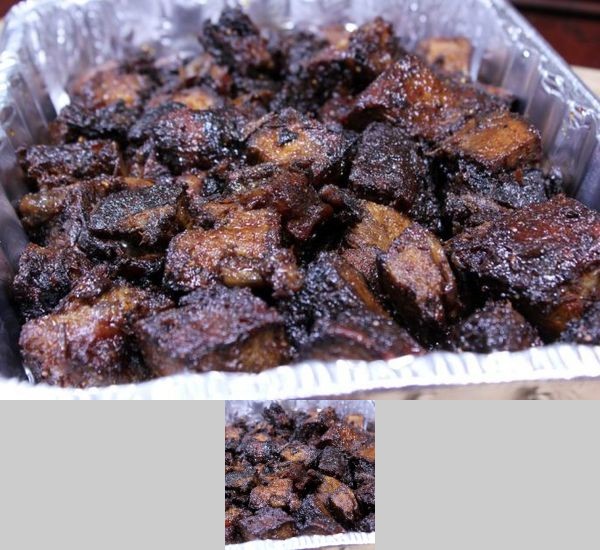 Smoked Chuck Roast Burnt Ends