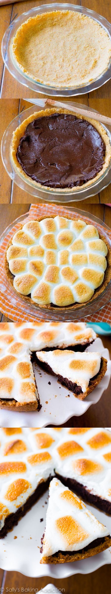 S'mores Brownie Pie