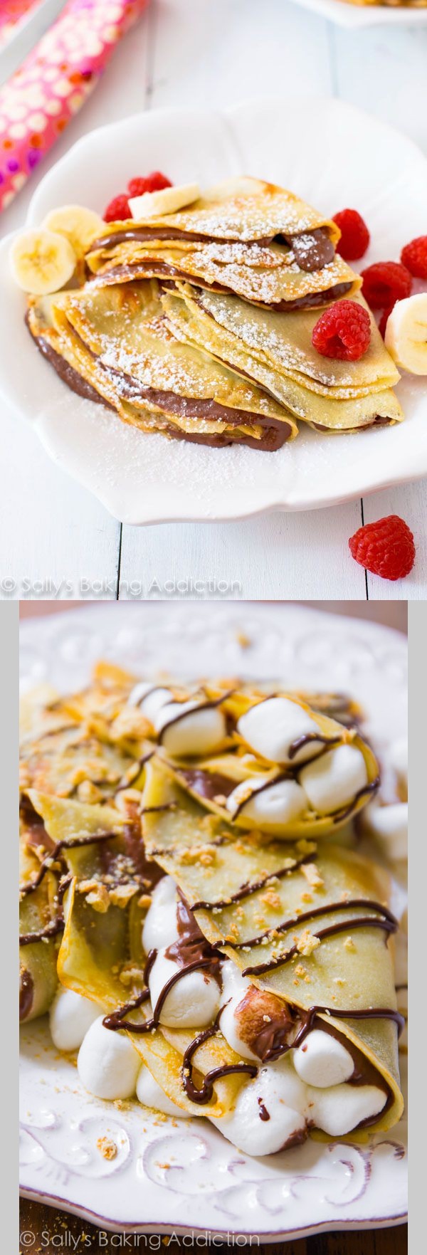 S'mores Nutella Crepes