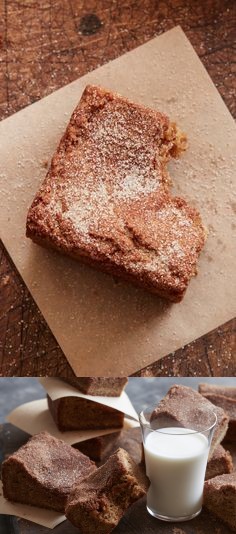 Snickerdoodle Blondie Brownies