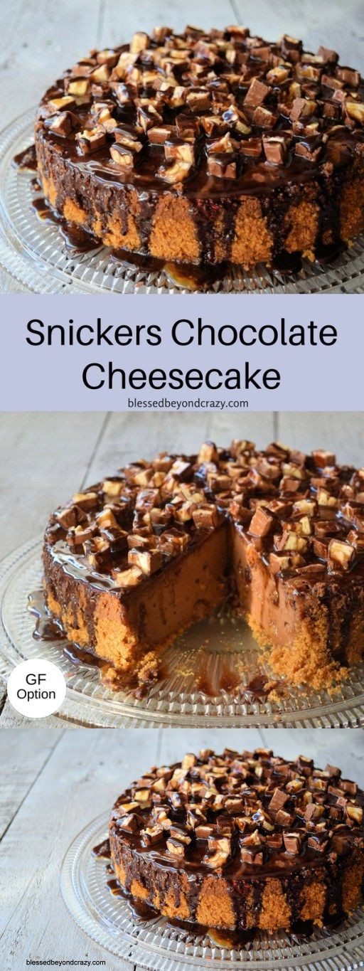 Snickers Chocolate Cheesecake