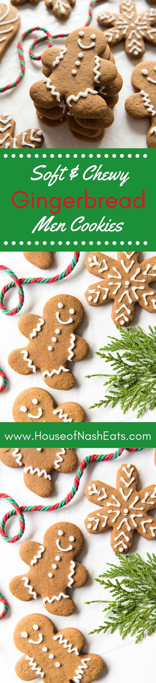 Soft & Chewy Gingerbread Men Cookies