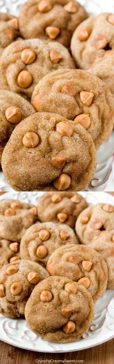 Soft and Chewy Butterscotch Snickerdoodles