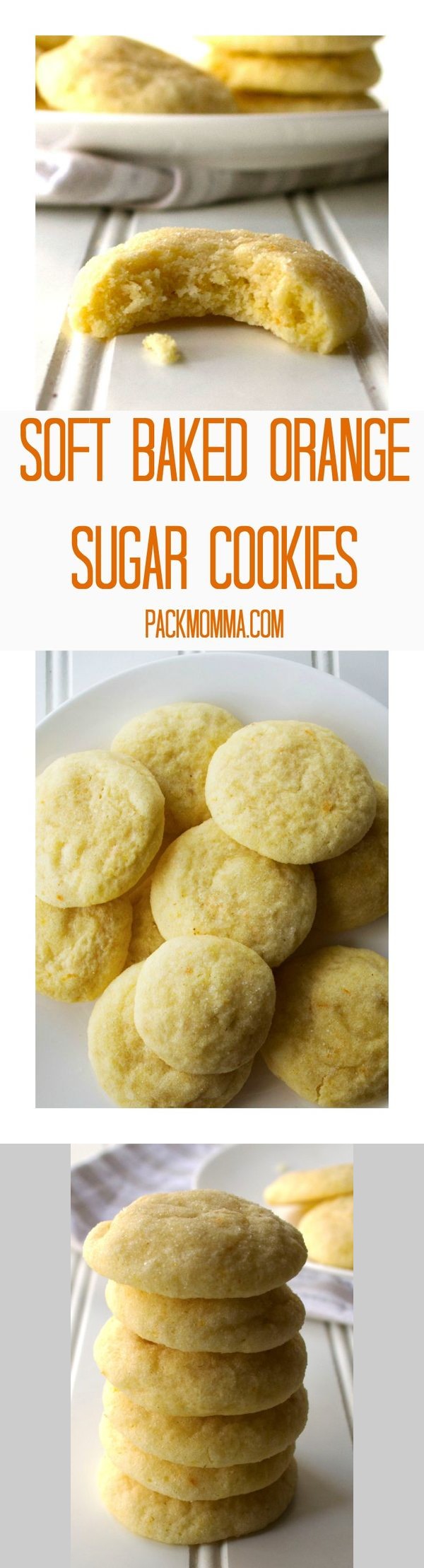 Soft Baked Orange Sugar Cookies