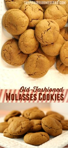 Soft Molasses Cookies