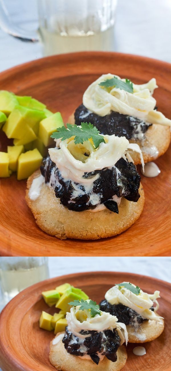 Sopes de Huitlacoche (Corn Truffle Sopes