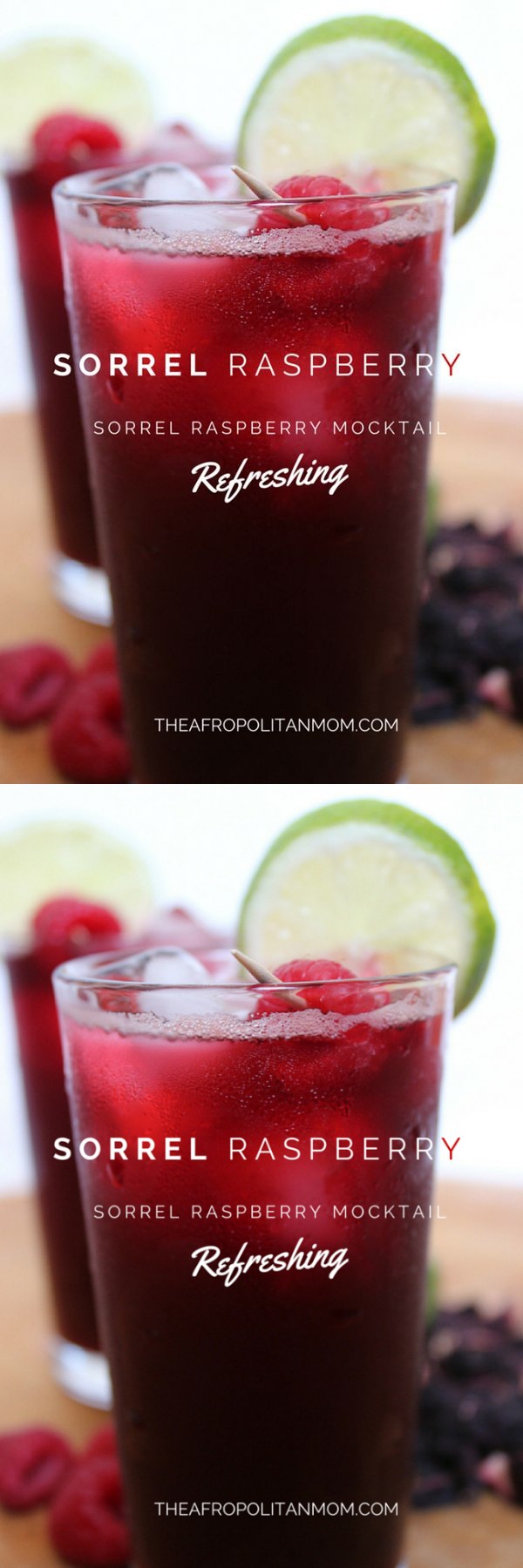 Sorrel-Raspberry - Zobo Mocktail