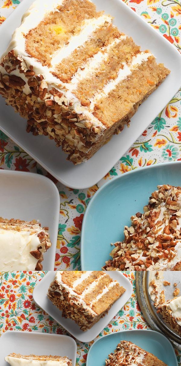 Sourdough Carrot Cake with Cream Cheese Frosting