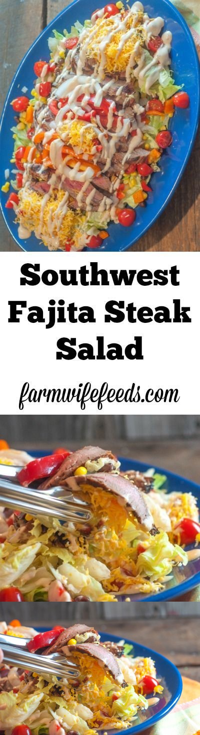 Southwest Fajita Steak Salad