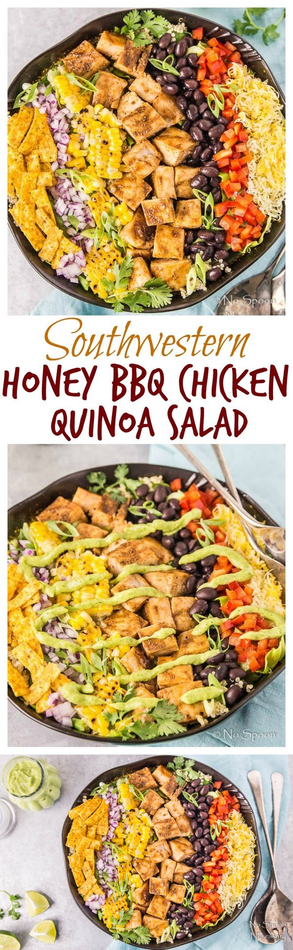 Southwestern Honey BBQ Chicken Quinoa Salad