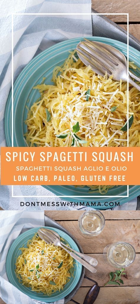 Spaghetti Squash Aglio E Olio