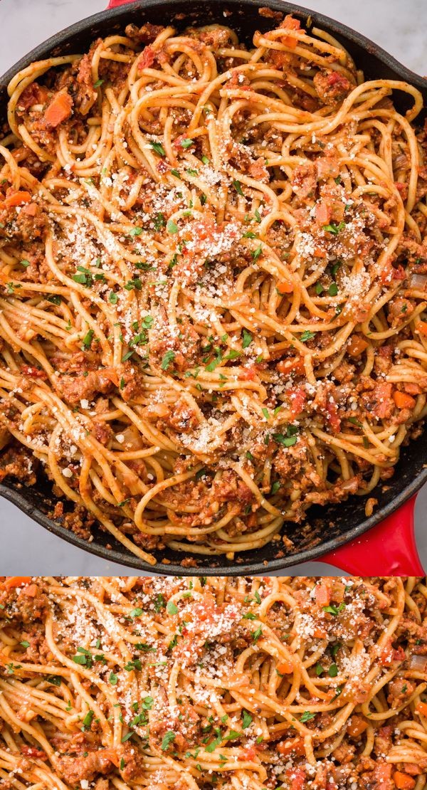 Spaghetti with Turkey Ragu