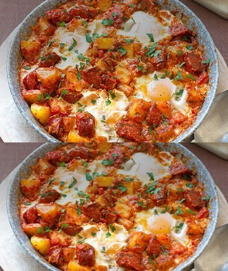 Spanish Baked Eggs