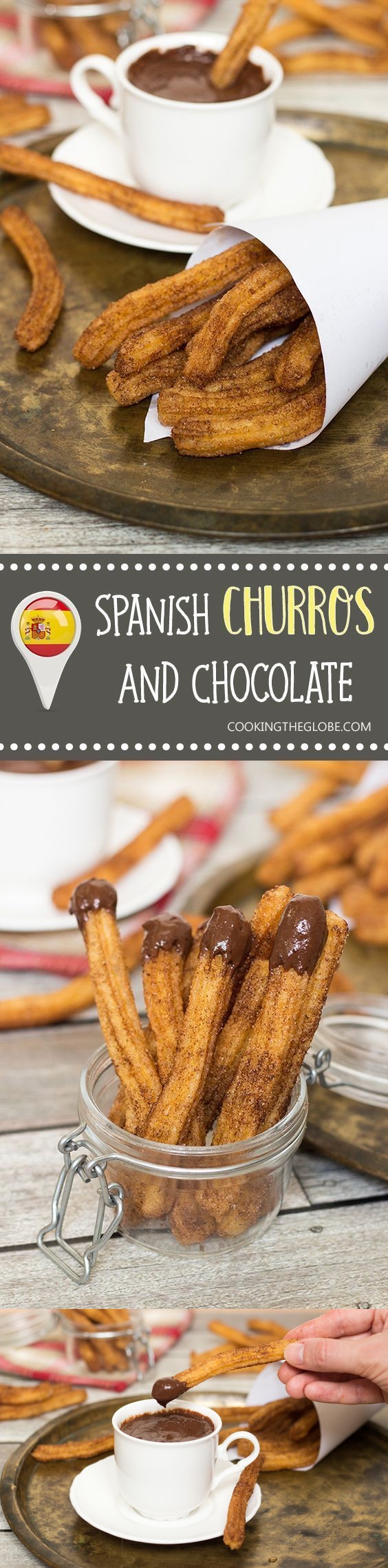 Spanish Churros Con Chocolate