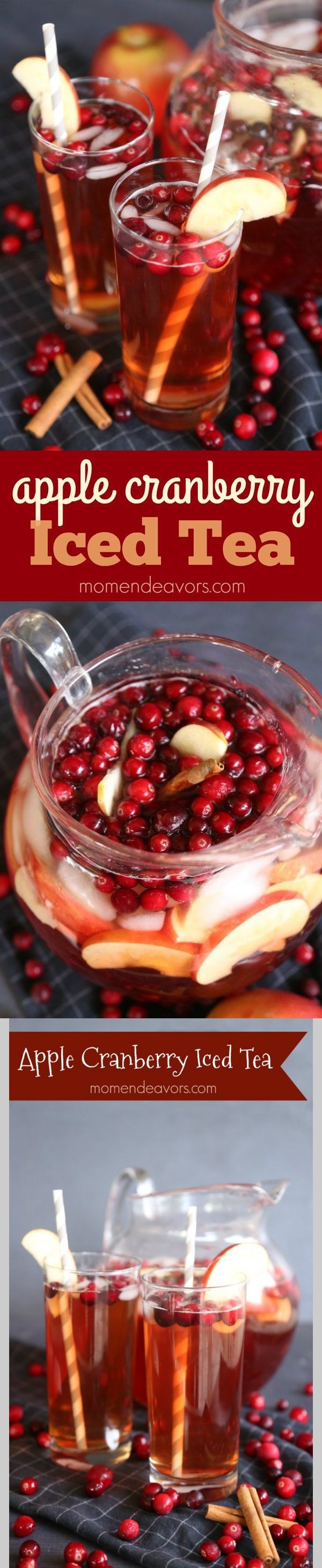 Sparkling Apple Cranberry Iced Tea