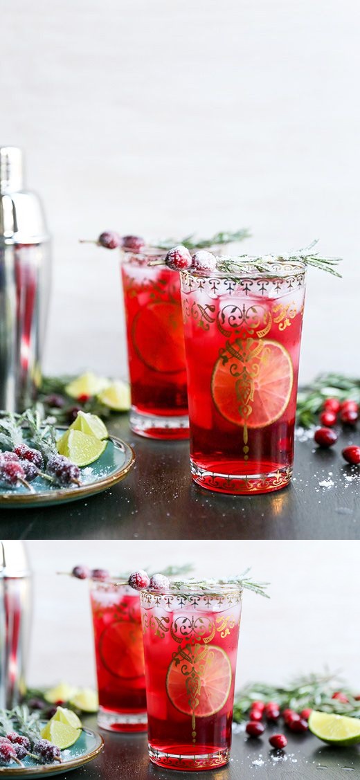 Sparkling Christmas Tree Cocktail