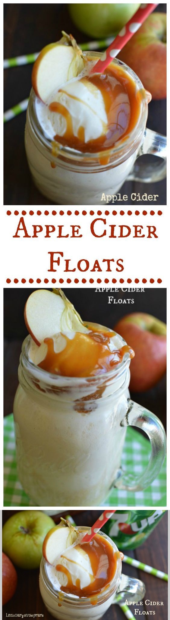 Sparkling Cider Floats