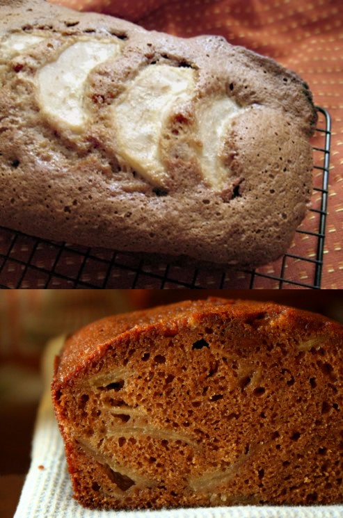 Spiced Anjou Pear Bread