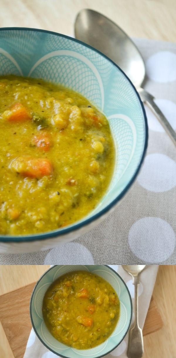 Spiced Carrot, Lentil & Kale Soup