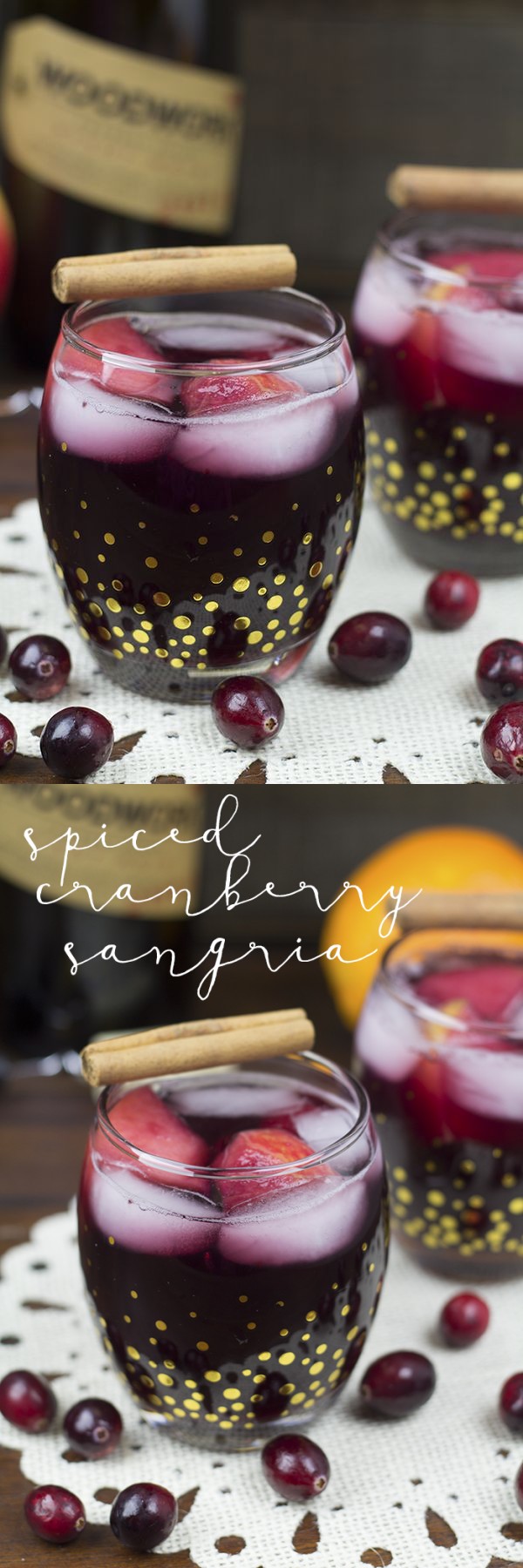 Spiced Cranberry Sangria + GIVEAWAY