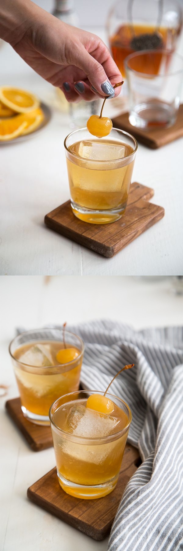 Spiced Whiskey Cobbler Cocktail