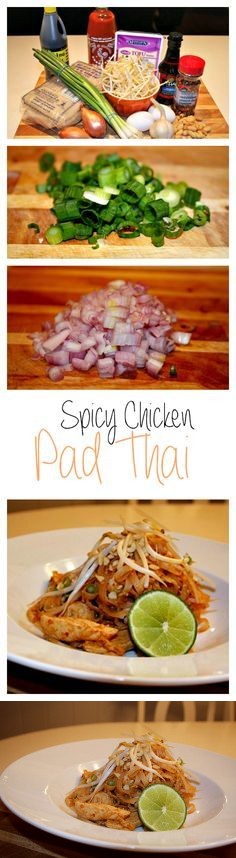 Spicy Chicken Pad Thai