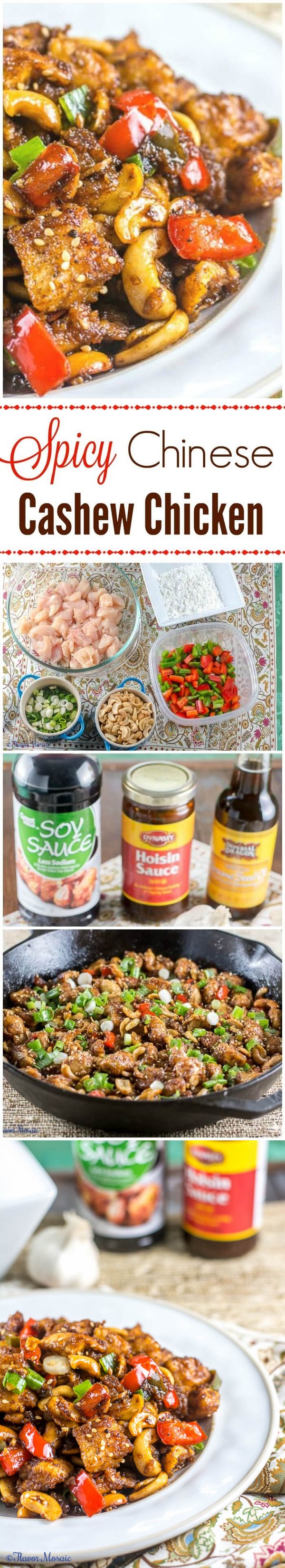 Spicy Chinese Cashew Chicken