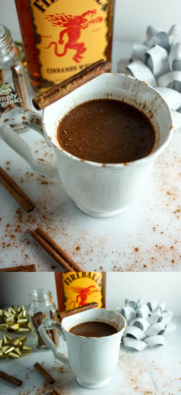 Spicy Cinnamon Crockpot Hot Chocolate