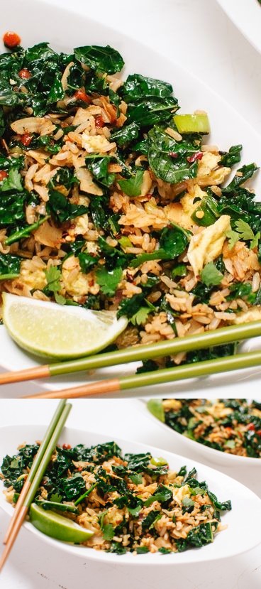 Spicy Kale and Coconut Stir Fry