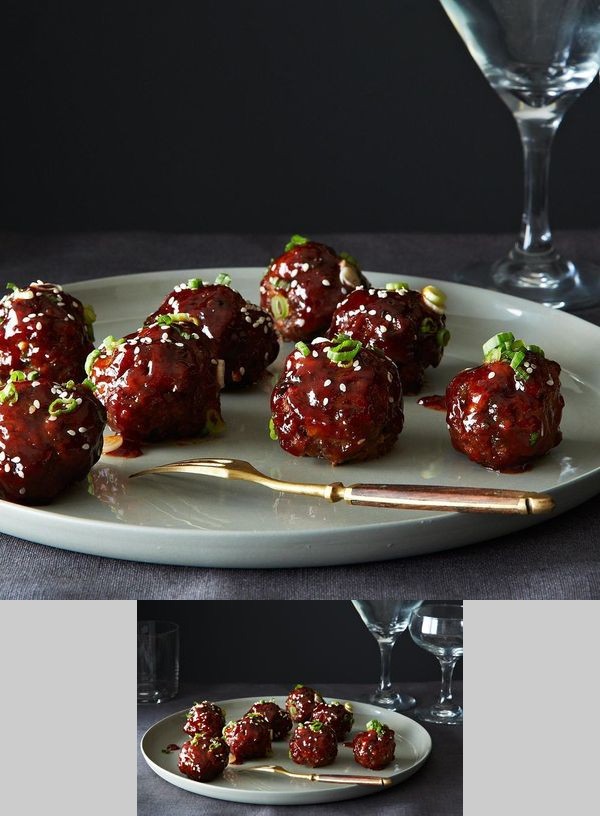 Spicy Korean-Style Gochujang Meatballs