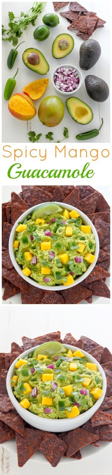 Spicy Mango Guacamole