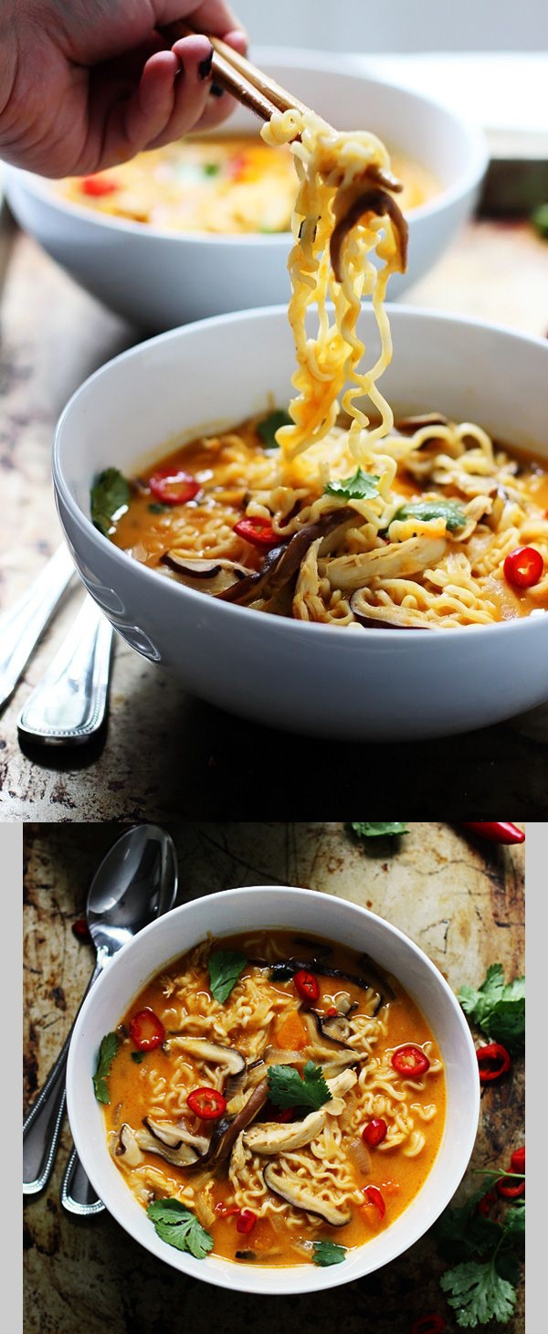 Spicy Pumpkin and Butternut Ramen