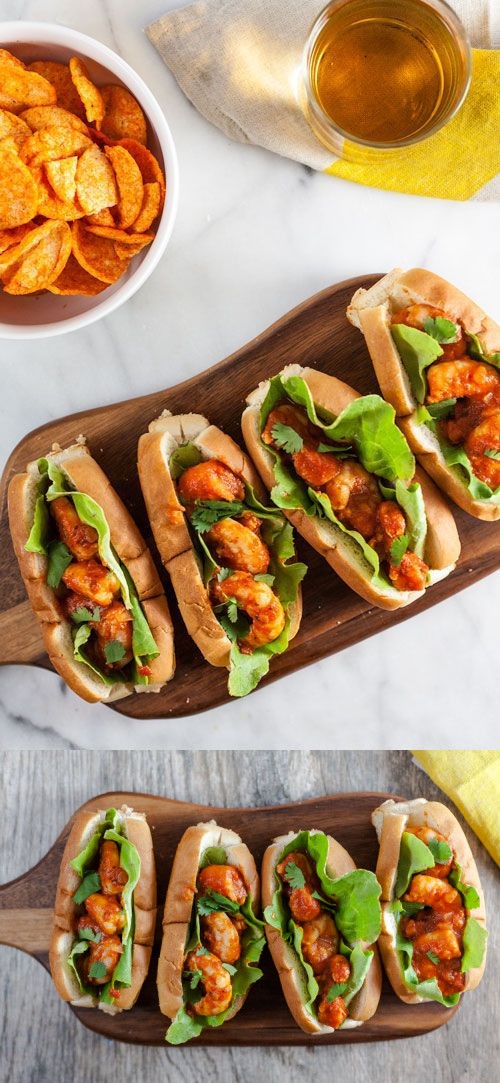 Spicy Sriracha Shrimp Rolls