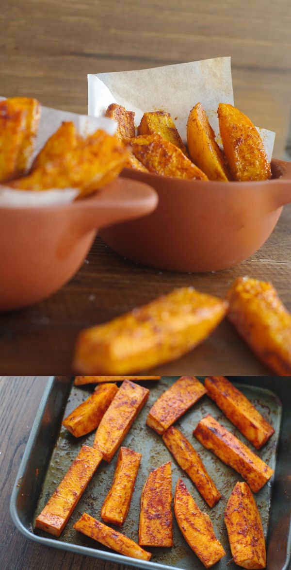 Spicy Sweet Potato Wedges