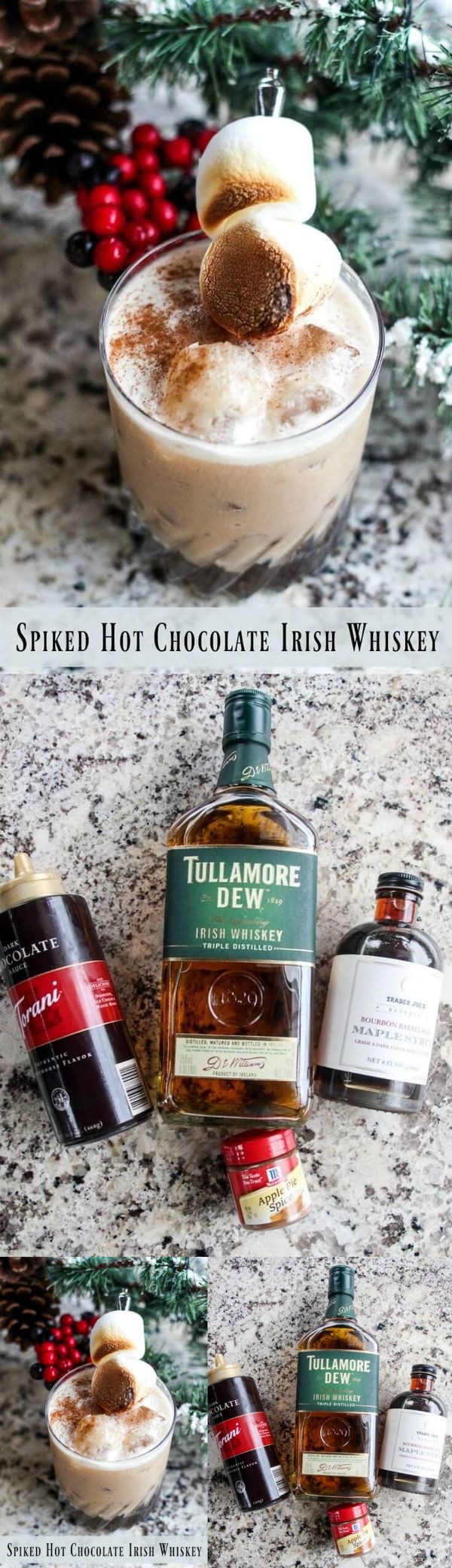 Spiked Hot Chocolate Irish Whiskey