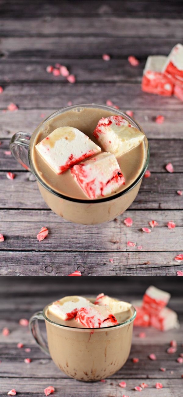 Spiked Peppermint Hot Chocolate