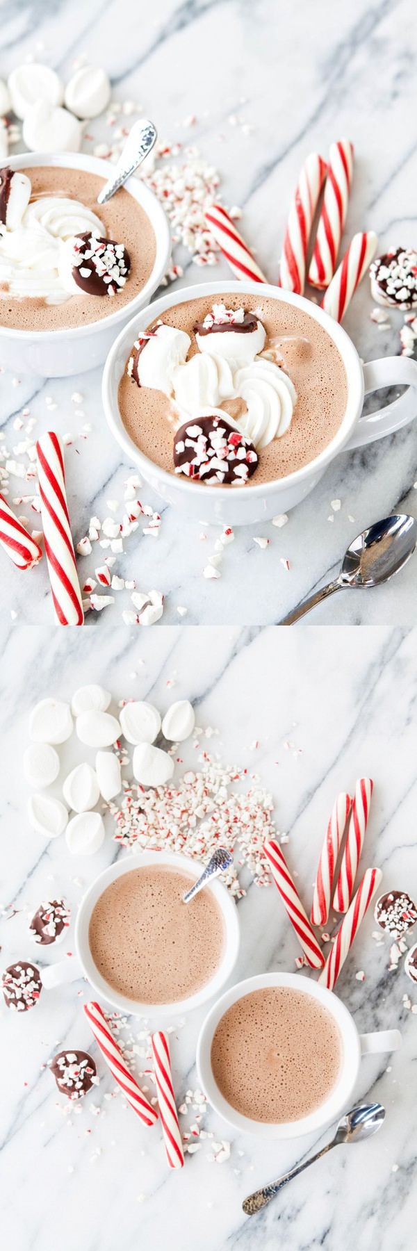 Spiked Peppermint Mocha Hot Chocolate