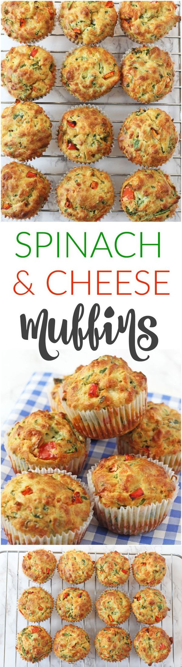 Spinach & Cheese Muffins