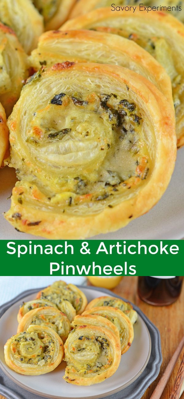 Spinach and Artichoke Pinwheels