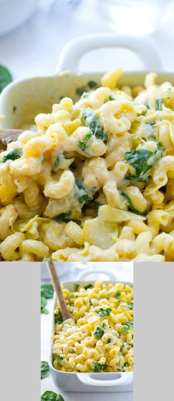 Spinach Artichoke Dip Mac 'n' Cheese