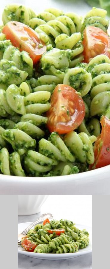 Spinach Pesto Pasta Salad