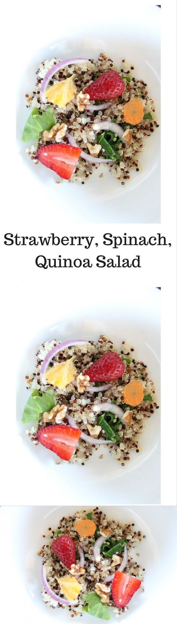 Spinach, Strawberry and Quinoa Salad