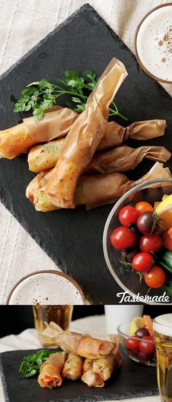 Spring Roll Pizza Sticks