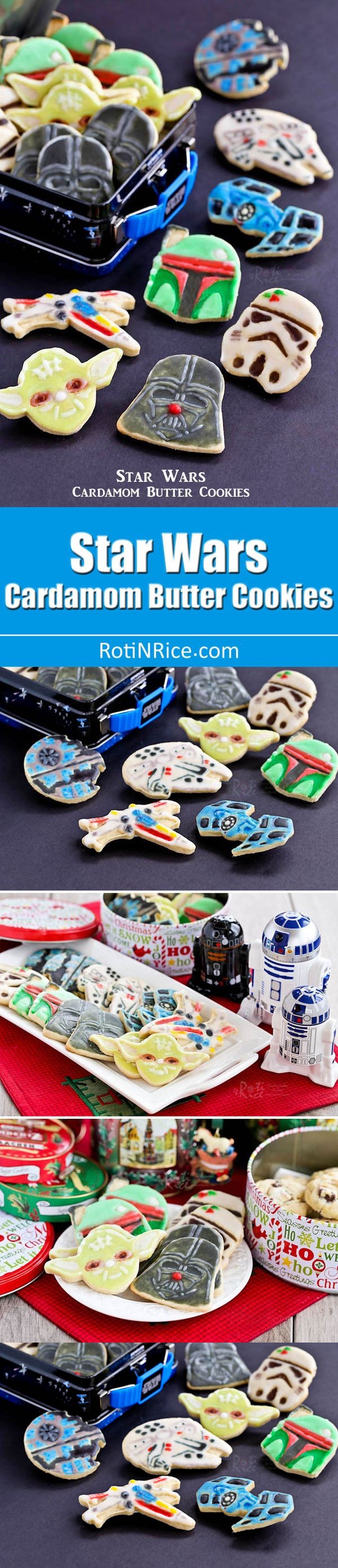 Star Wars Cardamom Butter Cookies