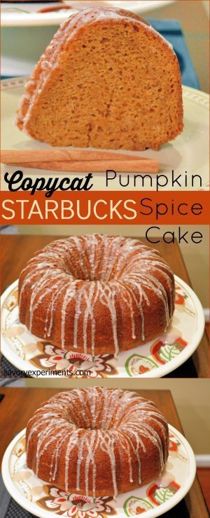 Starbucks Pumpkin Spice Bundt Cake