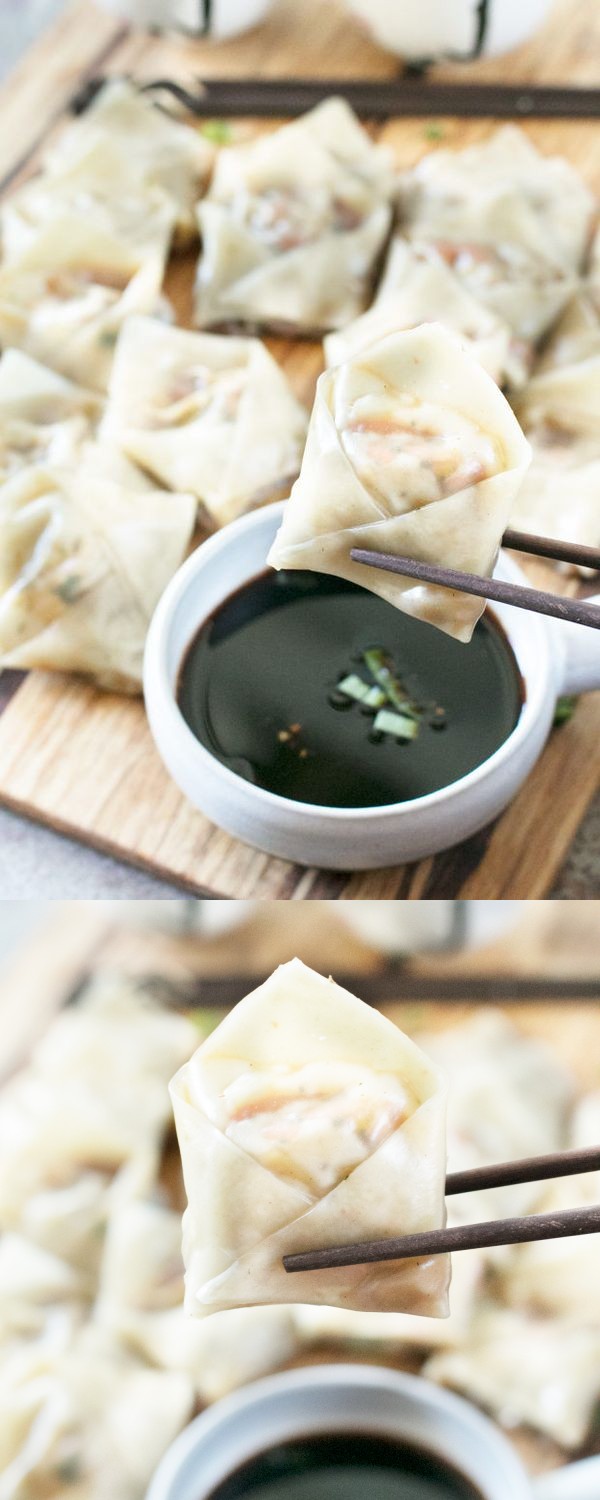 Steamed Vegetable Wontons