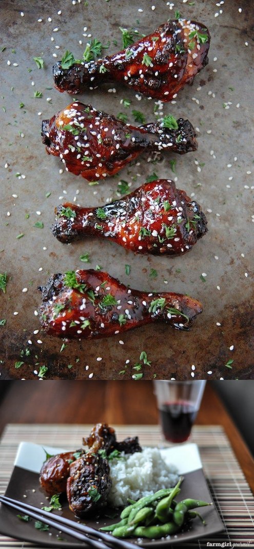 Sticky Chicken Drumsticks – Slow Cooker