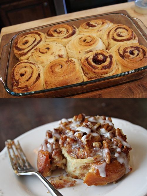 Sticky Pecan Cinnamon Buns