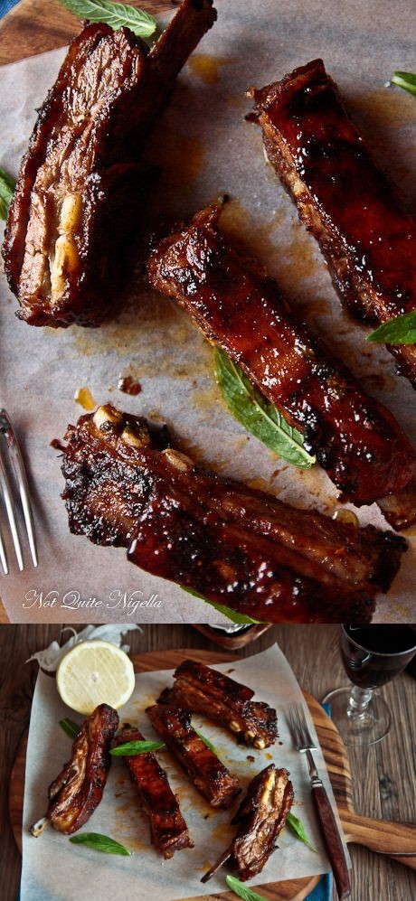 Sticky, Spicy Lamb Ribs